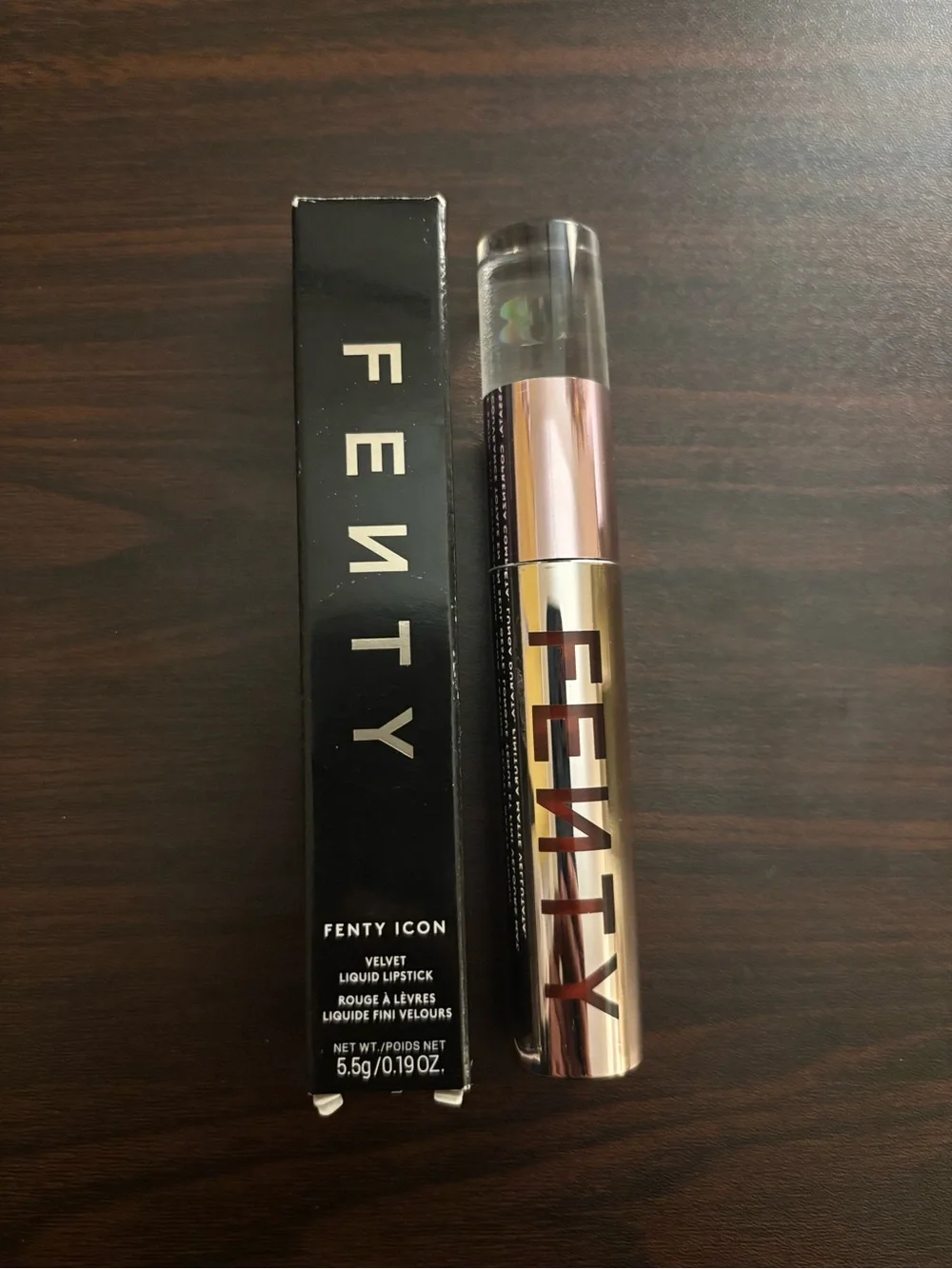 NIB Fenty Icon Velvet Liquid Lipstick - Fiyaproof (Maple Red) - size 5.5g